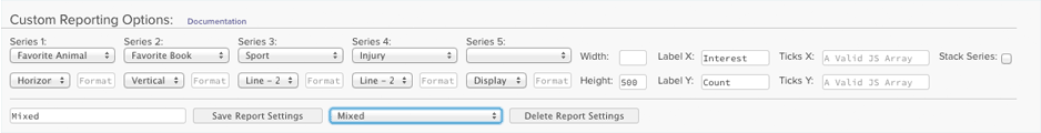 Custom Reporting Options