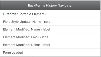 Advanced Form History Management